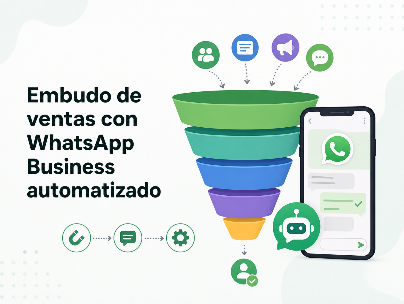 Embudo de ventas con WhatsApp Business automatizado